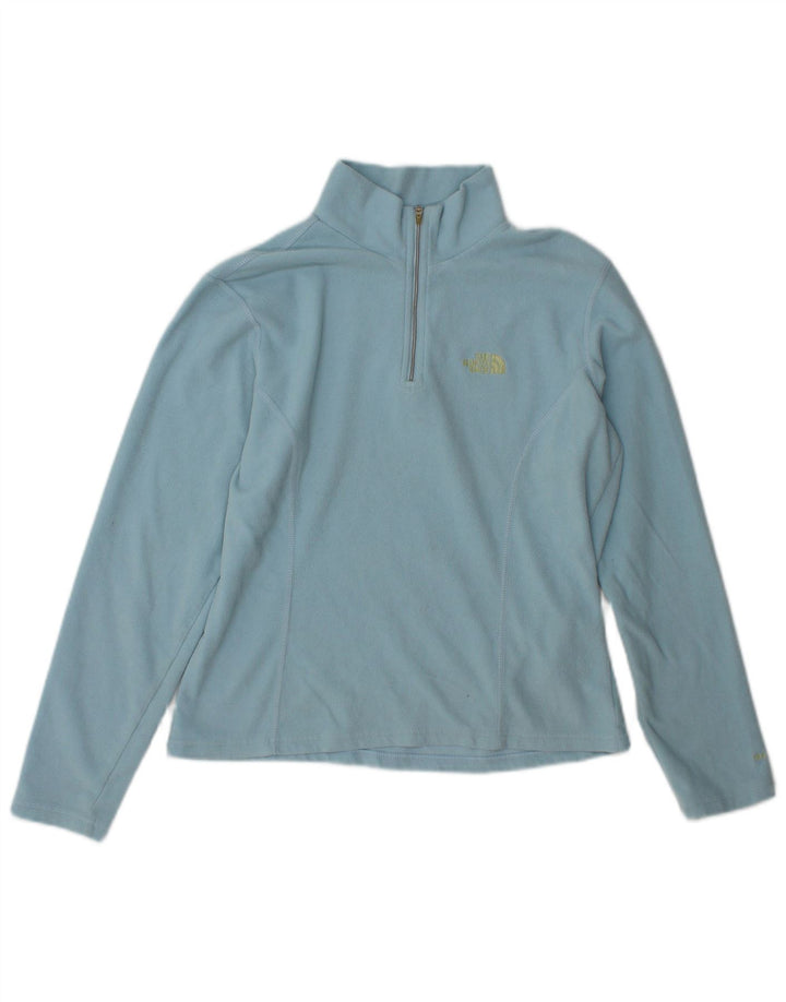 Damski sweter polarowy The North Face z zamkiem błyskawicznym, UK 10, mały, niebieski poliester