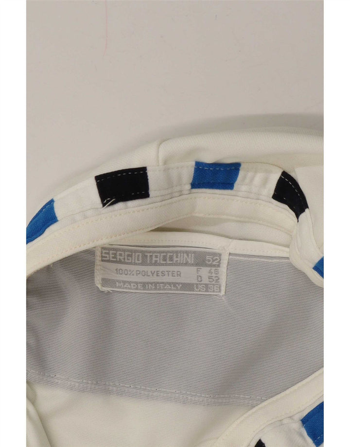 Damskie spodenki Chino Sergio Tacchini IT 52 2XL W36 Biały blok kolorów