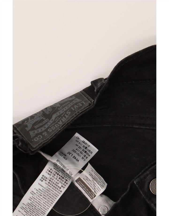 Męskie jeansy Levi's 511 Slim W40 L30 Czarna bawełna