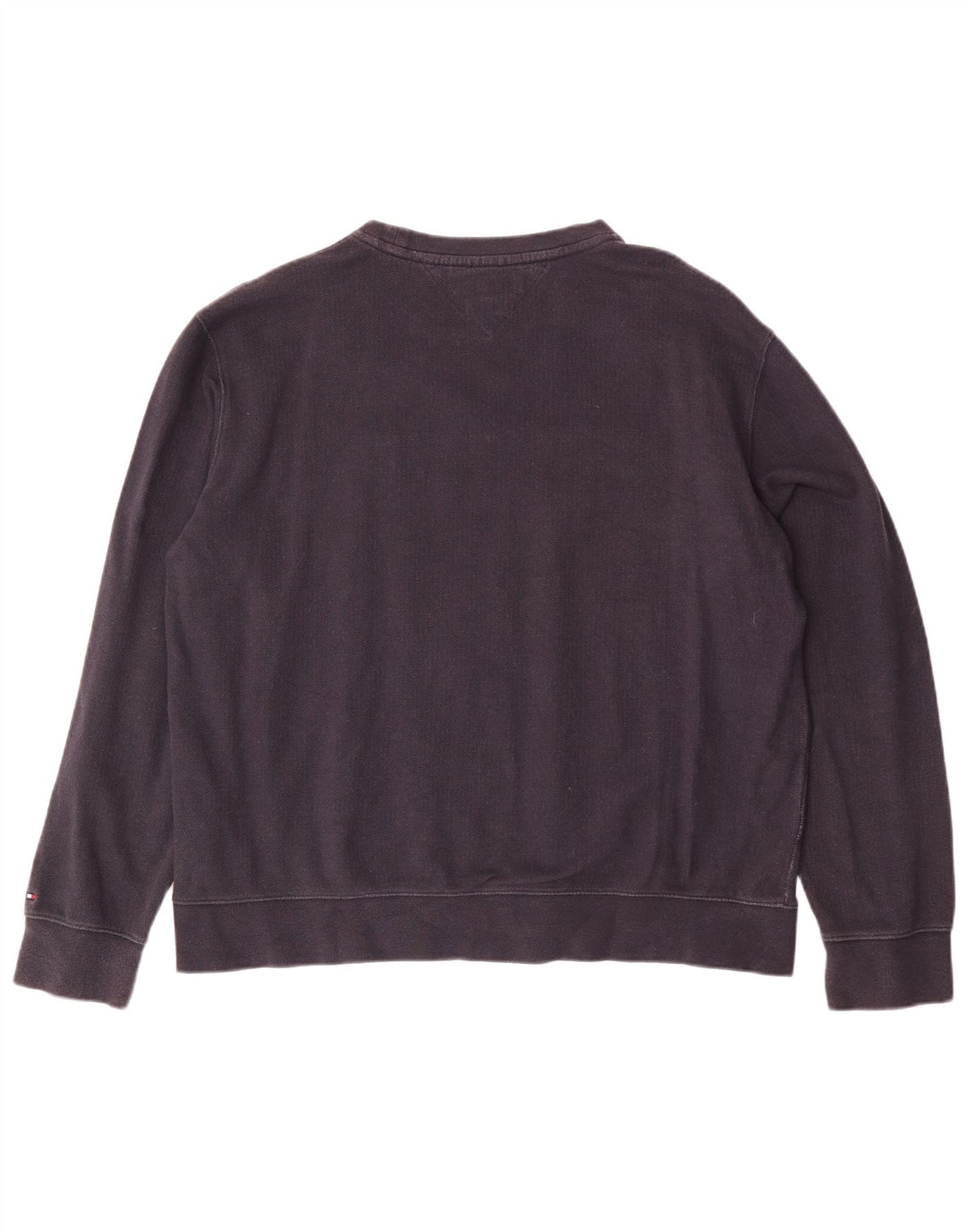 Męski sweter z grafiką TOMMY HILFIGER 2XL, granatowy, bawełniany