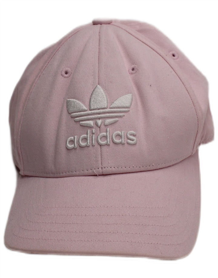 Czapka z daszkiem Adidas dziewczęca z grafiką, jeden rozmiar, różowa