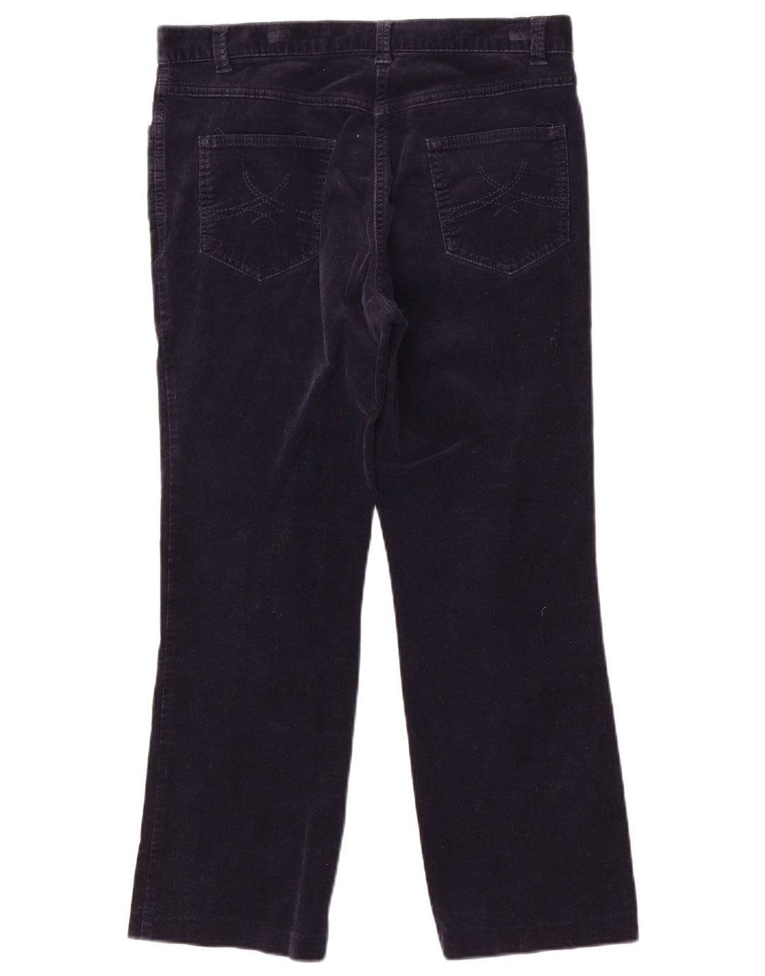 Spodnie damskie Marks & Spencer Bootcut UK 12 Medium W32 L25 Granatowe B