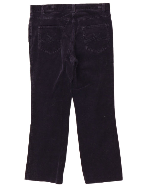 Spodnie damskie Marks & Spencer Bootcut UK 12 Medium W32 L25 Granatowe B