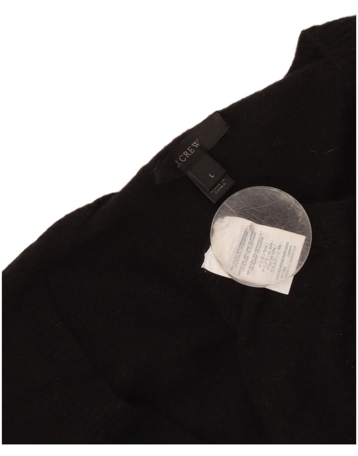 Damski sweter J. Crew z dekoltem w kształcie litery V, UK 16, duży, czarny nylon