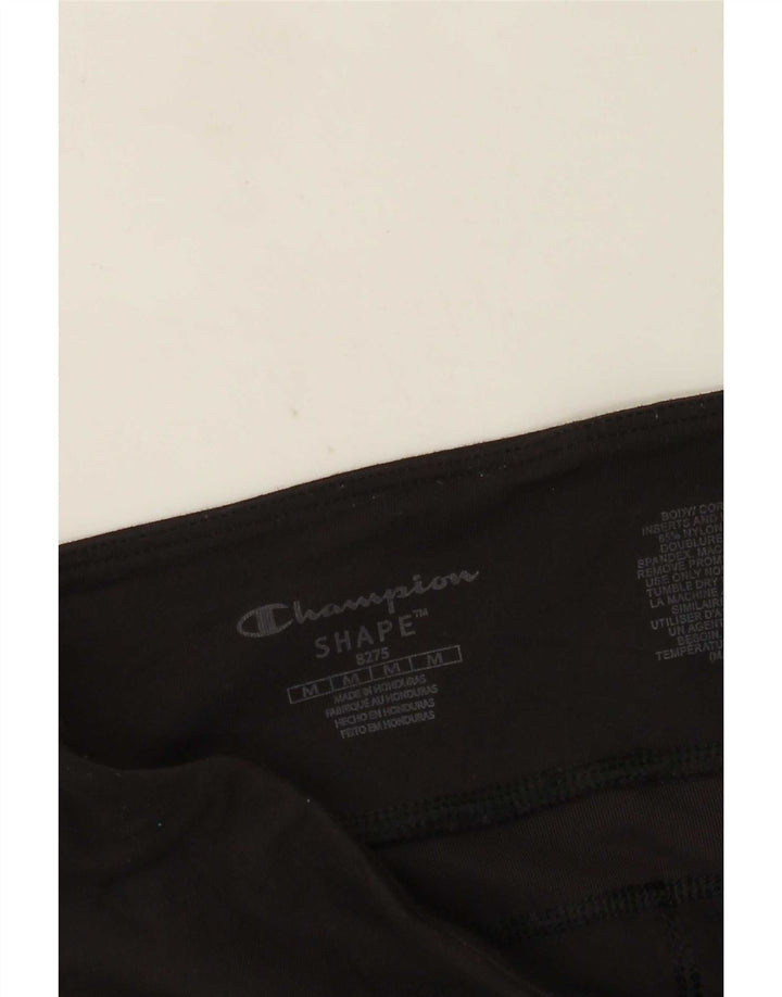 Damskie legginsy Champion Capri UK 12 Średni czarny nylon