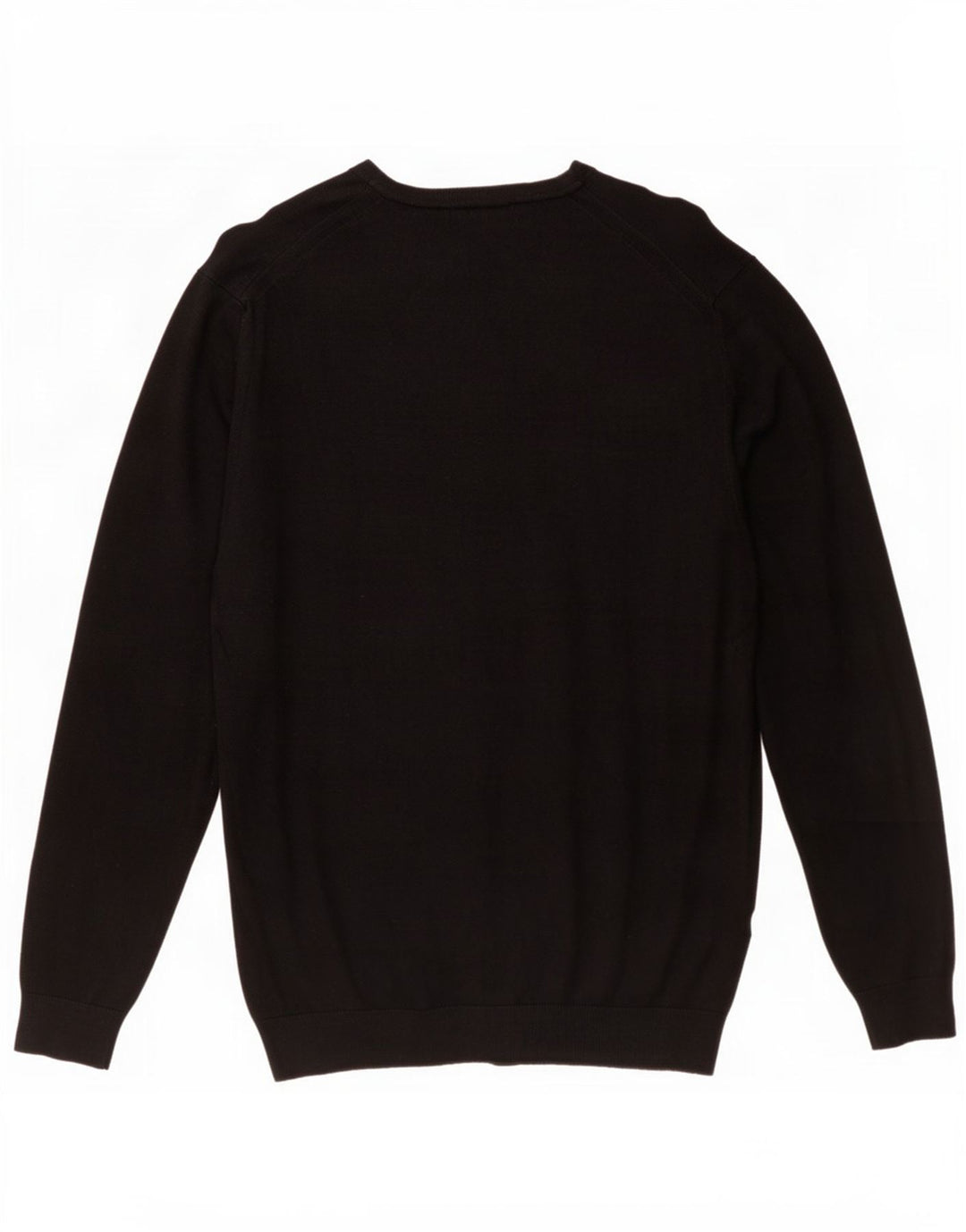 Męski sweter z okrągłym dekoltem Zara, duży, czarny