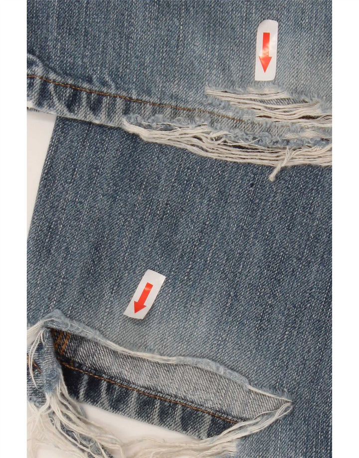 Męskie proste dżinsy Carhartt W36 L32 Niebieskie bawełniane