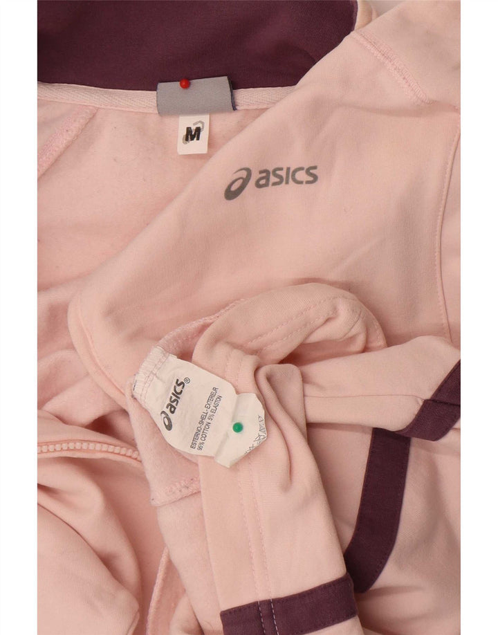 Damska kurtka dresowa Asics UK 12, bawełna w kolorze średniego różu