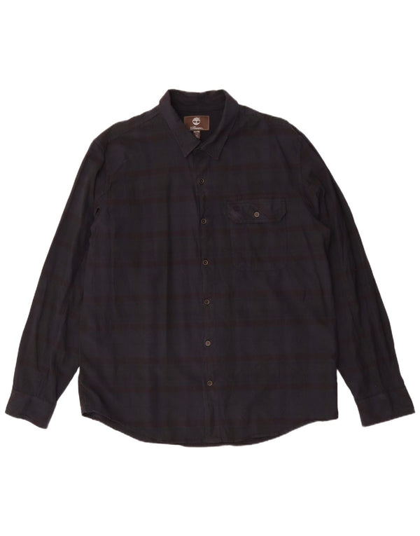 Koszula męska Timberland Slim Fit 2XL, bawełniana w granatowe paski