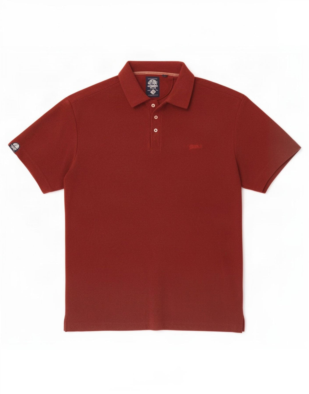 Męska koszulka polo Superdry XL, bordowa, bawełniana