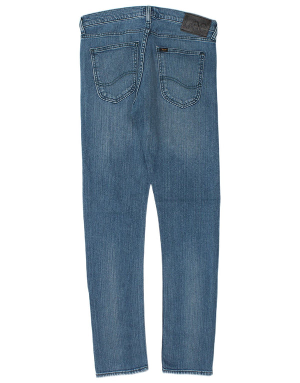 LEE Damskie jeansy Luke Slim W30 L29 Niebieskie bawełniane