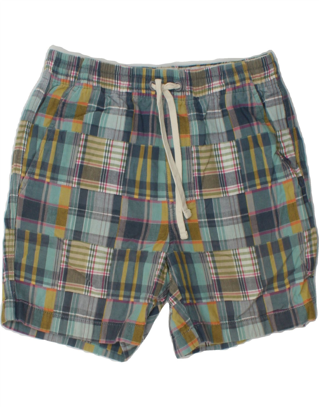 J. CREW Womens Chino Shorts Small W28 Multicoloured Patchwork Cotton Vintage J. Crew and Second-Hand J. Crew from Messina Hembry 