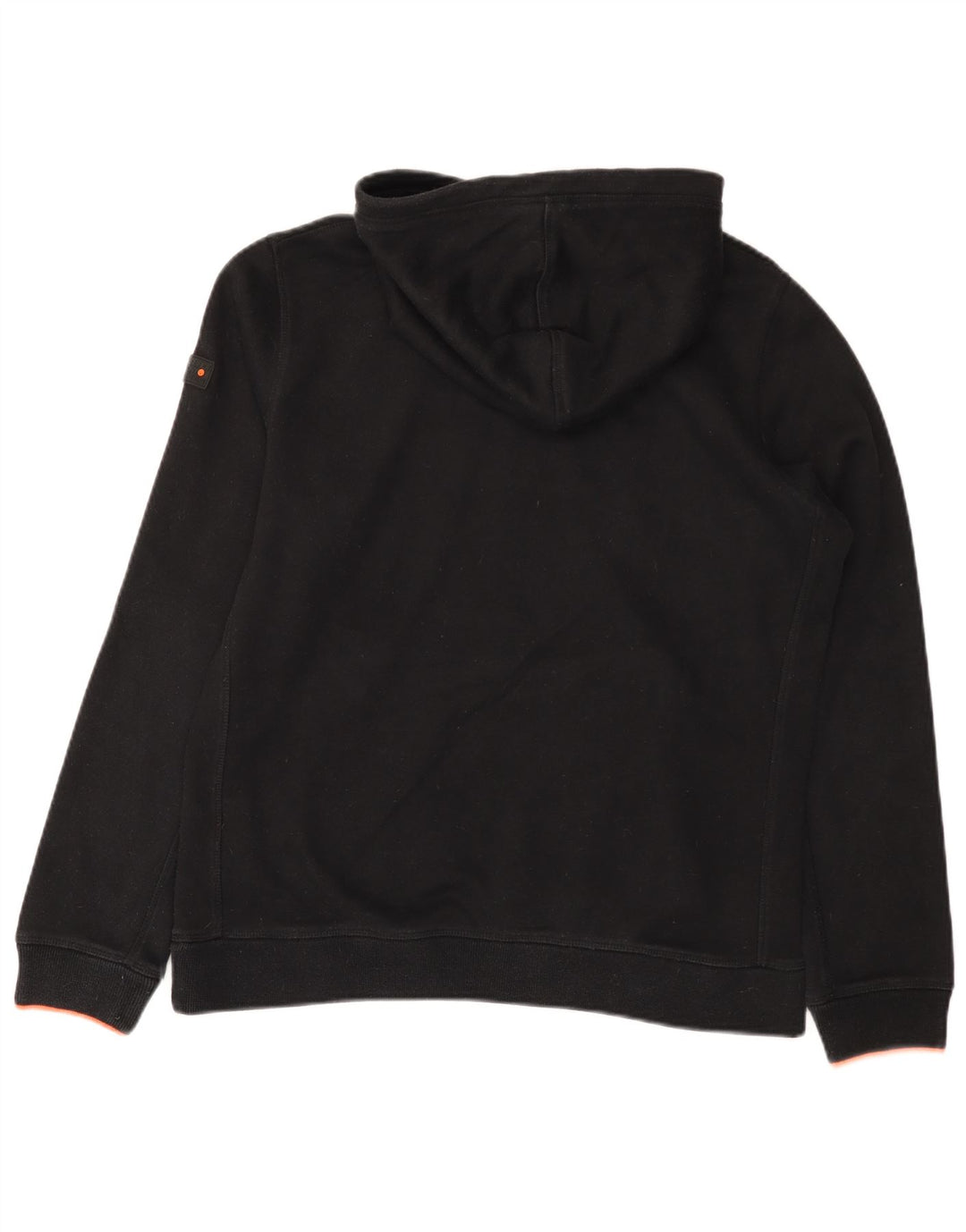 Męski sweter z kapturem Superdry, duży, czarny, poliestrowy