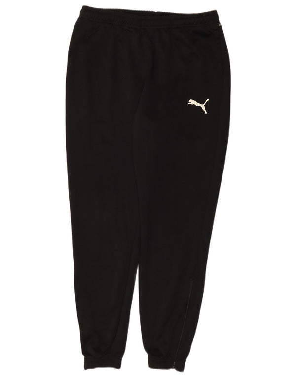 Puma Mens Tracksuit Trousers Joggers Large Black Polyester