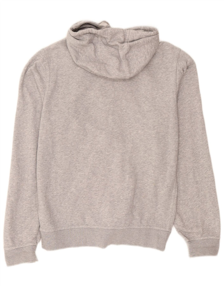 Męski sweter z kapturem i zamkiem błyskawicznym Nike, mały, szary, z bawełny w cętki
