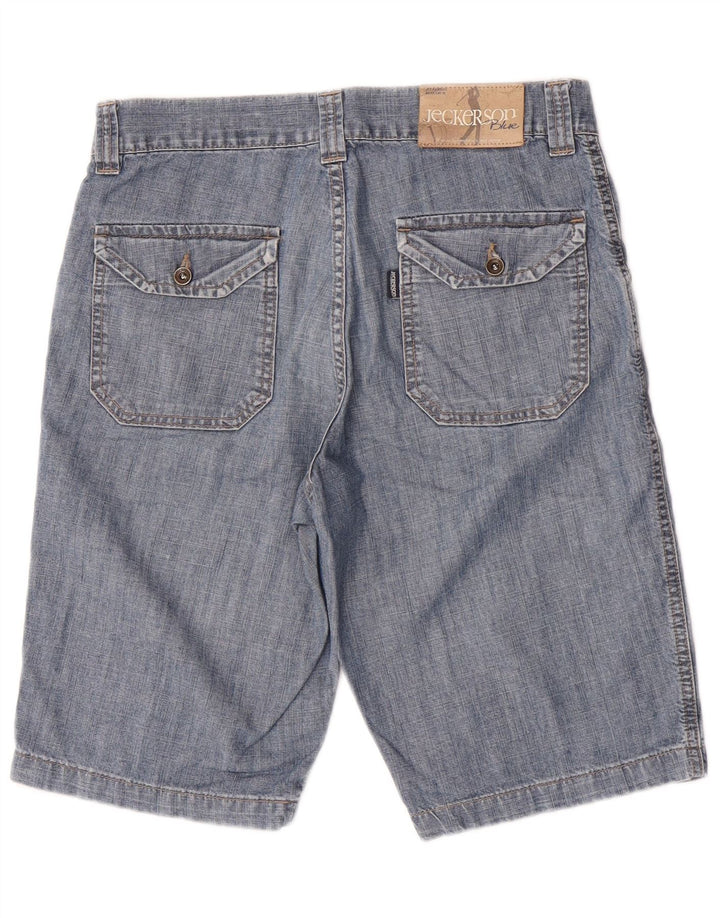 Męskie spodenki jeansowe Jeckerson W30 Średnioniebieskie bawełniane