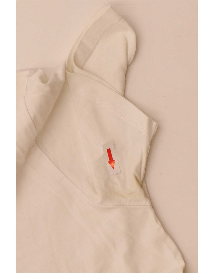 Męska koszulka z grafiką Levi's, średnia, biała bawełna