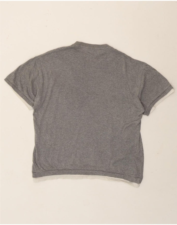 Męski T-shirt Zara, mały, szary
