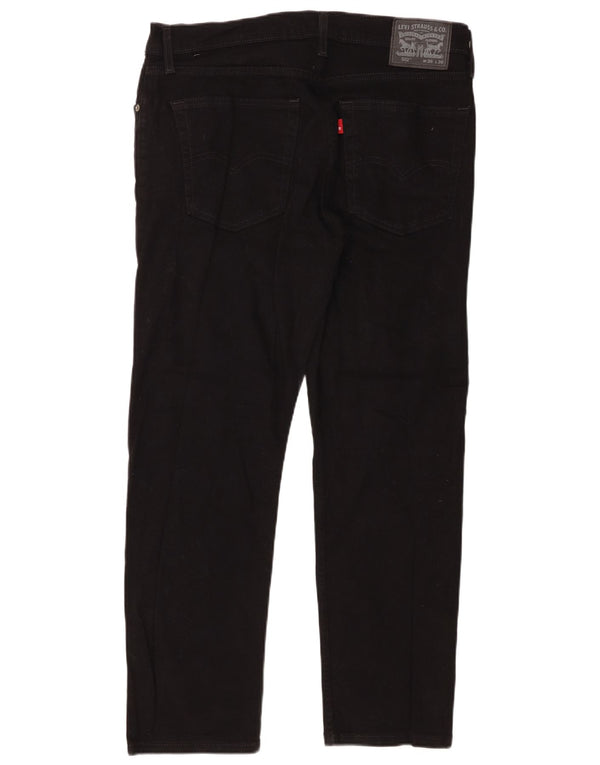 Męskie jeansy Levi's 502 Tapered W36 L30 Czarna bawełna