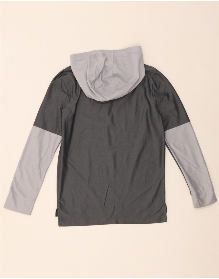 Chłopięcy top Under Armour Heat Gear Graphic z długim rękawem 9-10 lat, średni szary