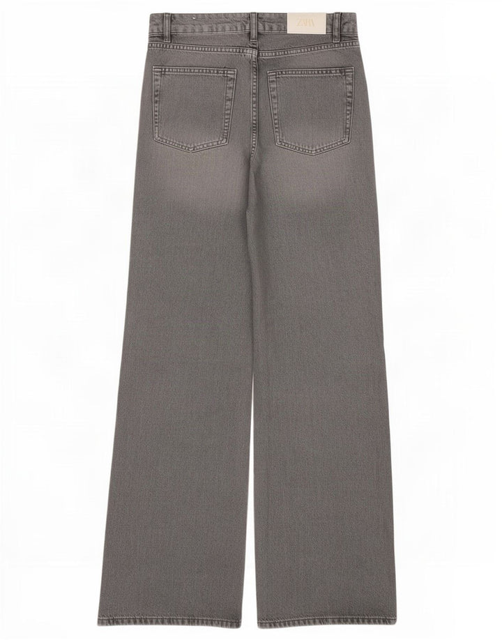 Damskie jeansy rozkloszowane Zara EU 32 2XS W22 L31 Szare