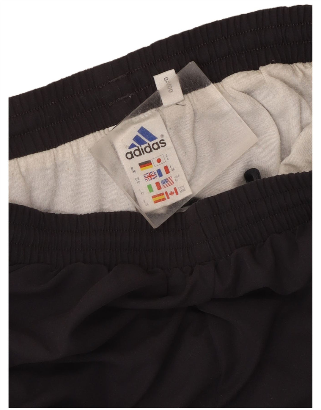 Damskie spodnie dresowe Adidas UK 10, małe, granatowe, poliestrowe