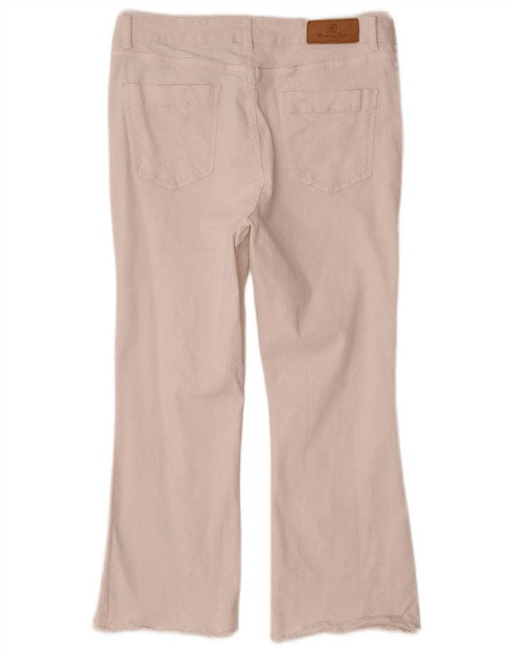 Damskie jeansy Massimo Dutti z wysokim stanem, EU 40, średnie W30 L25, białe