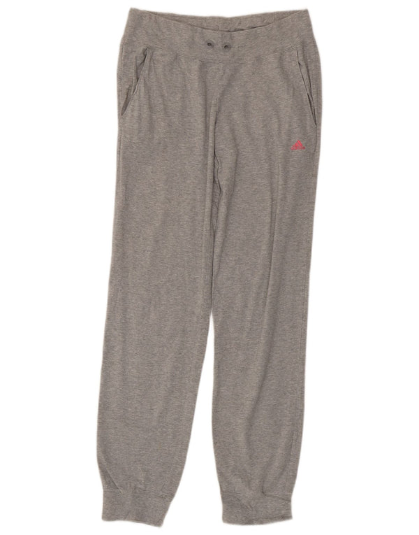 Adidas Dziewczęce Spodnie Dresowe Joggery 14-15 Lat Szara Bawełna