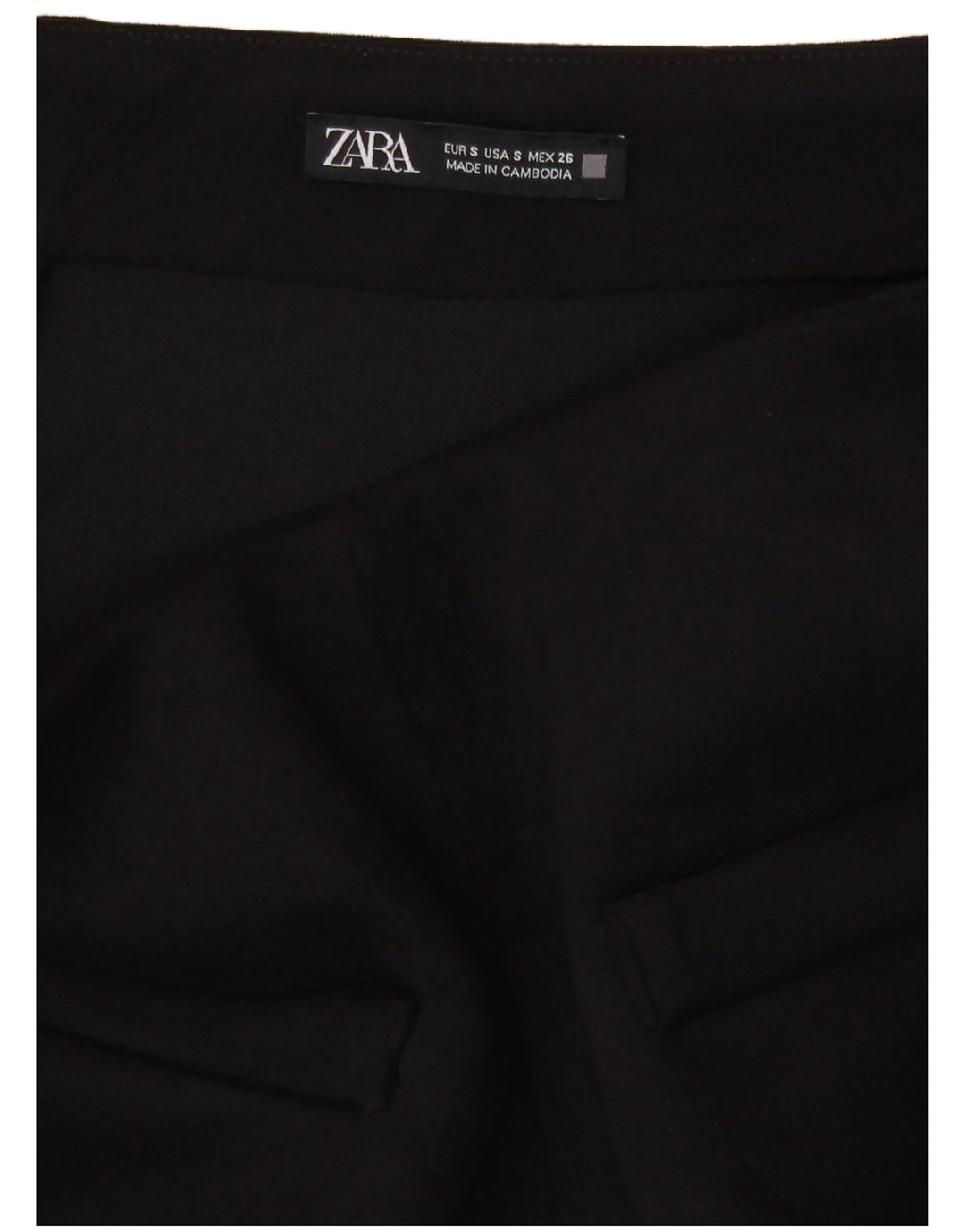 Spódnica mini damska Zara mała W28 czarna