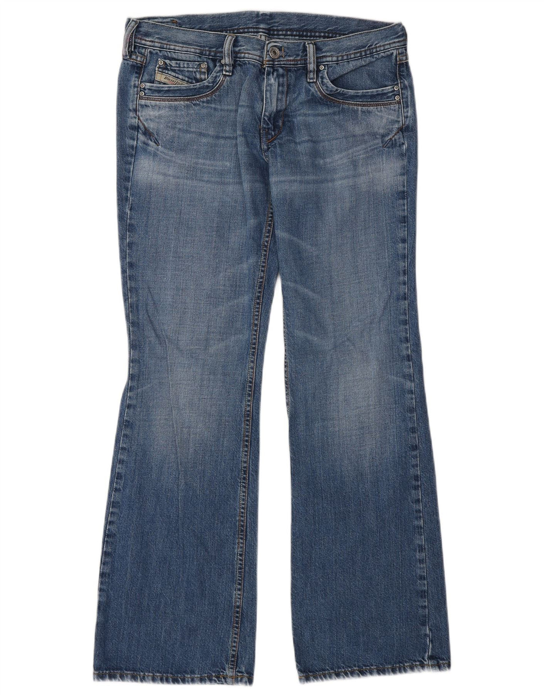 Damskie jeansy Bootcut Diesel W28 L30 Niebieskie bawełniane