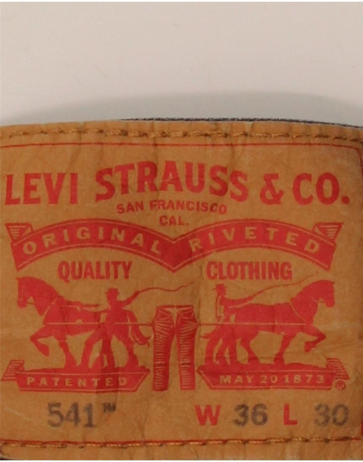 Damskie jeansy Levi's 541 Tapered W36 L27 Niebieskie bawełniane