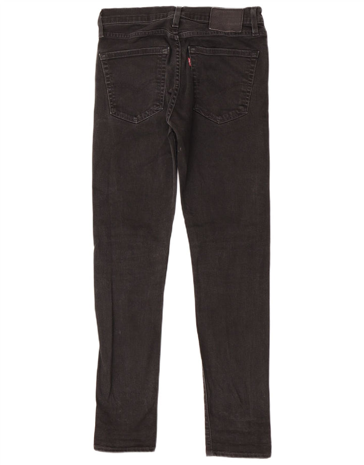 Męskie jeansy Levi's Skinny W30 L32 Czarna bawełna
