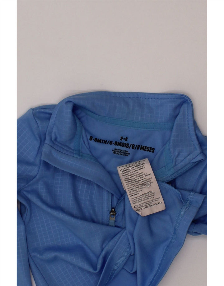 Top dresowy dla chłopców Under Armour w kolorze niebieskim w kratkę, na 6-9 miesięcy