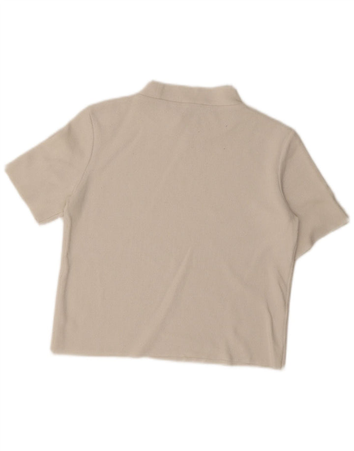 Damski top Zara Trafaluc, UK 10, mały, w kolorze złamanej bieli