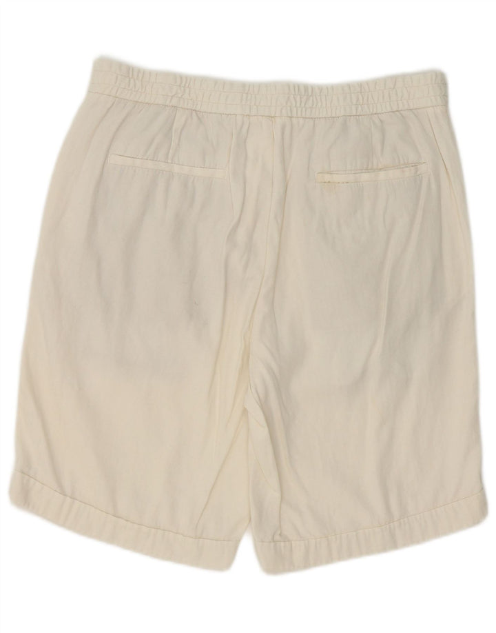 Męskie spodenki chino Zara, duże, W32, biała bawełna