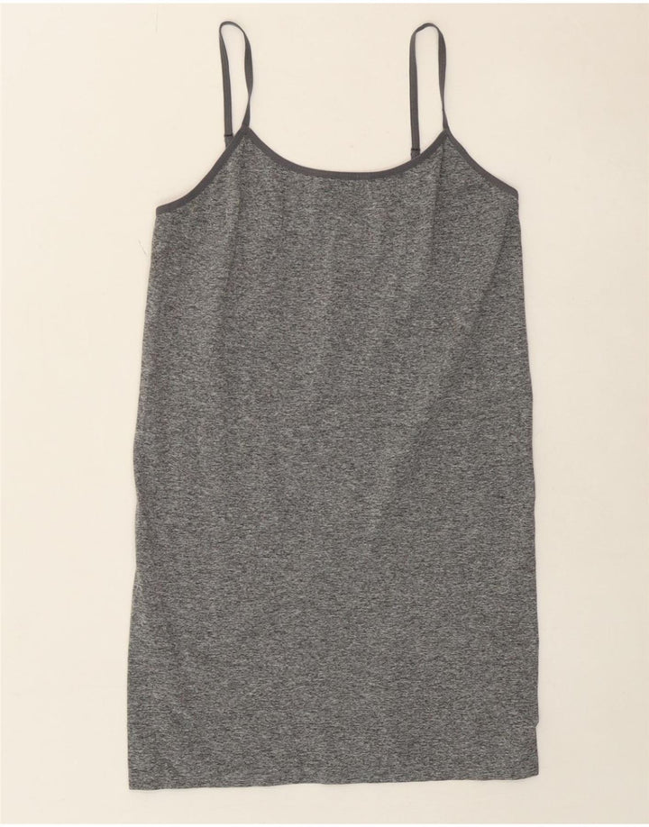 MOSSIMO Womens Cami Top UK 12 Medium Grey Nylon Vintage Mossimo and Second-Hand Mossimo from Messina Hembry 