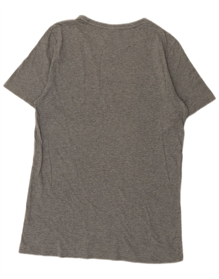 Męski T-shirt z grafiką Puma, średni szary, nakrapiany