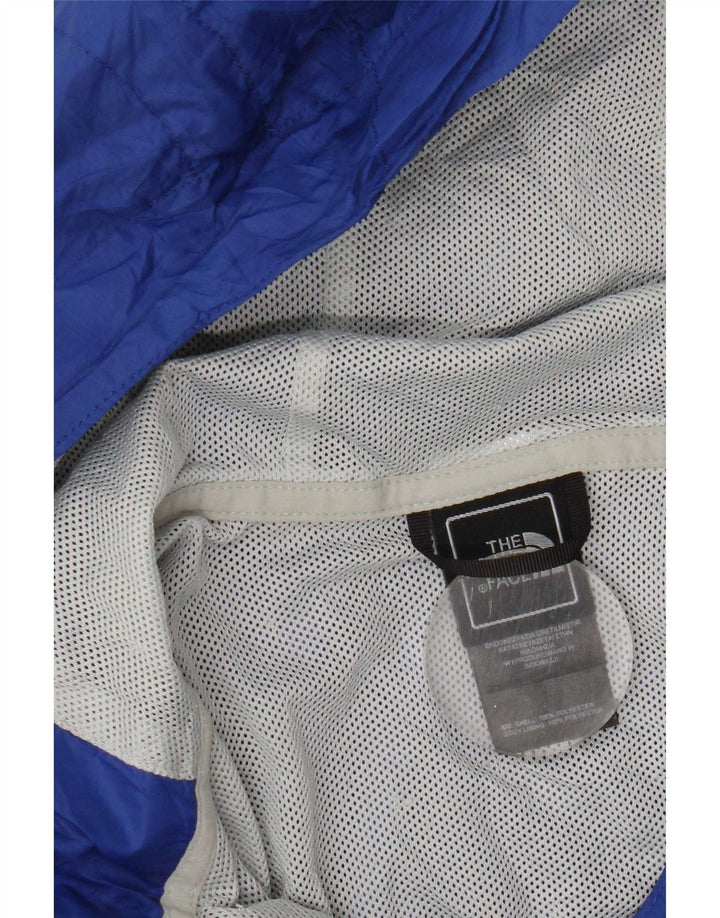 Damska kurtka przeciwdeszczowa z kapturem, oversize, The North Face, UK 10, mała niebieska
