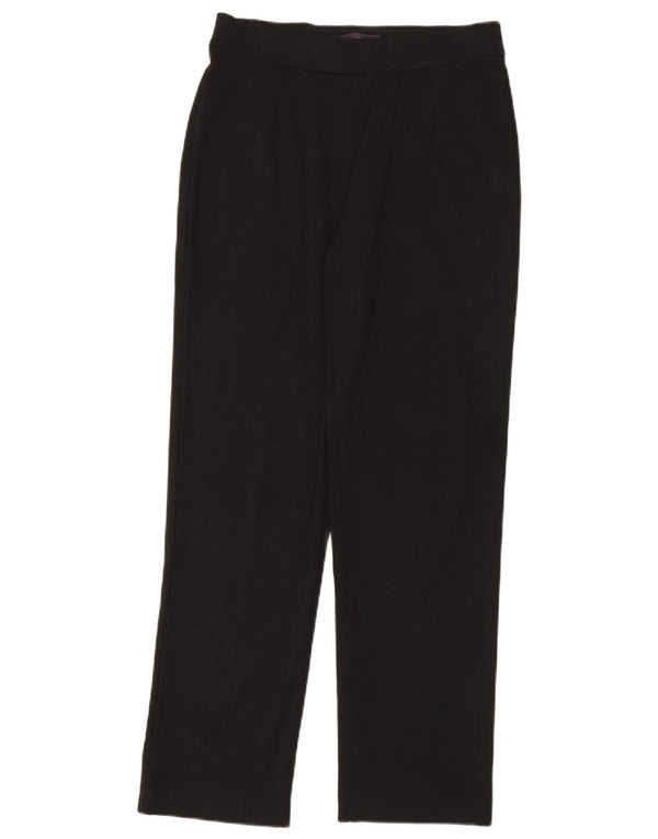 Spodnie damskie Marks & Spencer Straight Casual UK 12 Medium W30 L30 Black