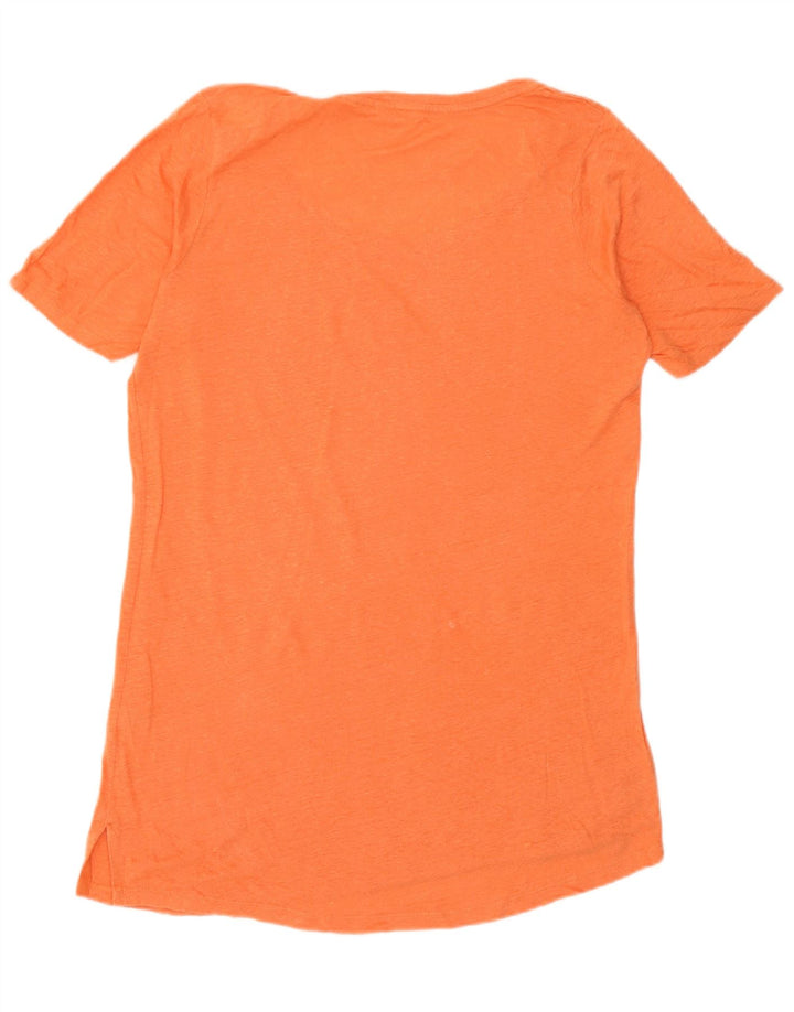 Damska koszulka oversize Fat Face Top UK 10 Small Orange