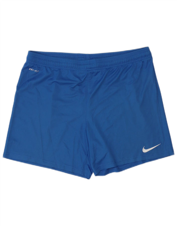 Męskie spodenki sportowe Nike Dri Fit, duże, niebieskie, z poliestru