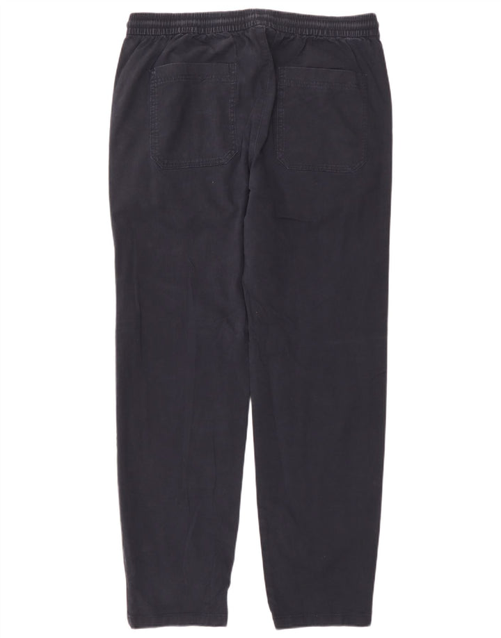 Marks & Spencer Męskie proste spodnie chino średnie W32 L29 granatowe