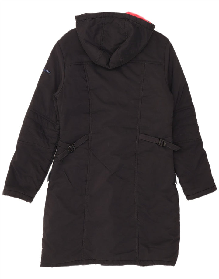 Damski płaszcz z kapturem Lee UK 10 Small Black