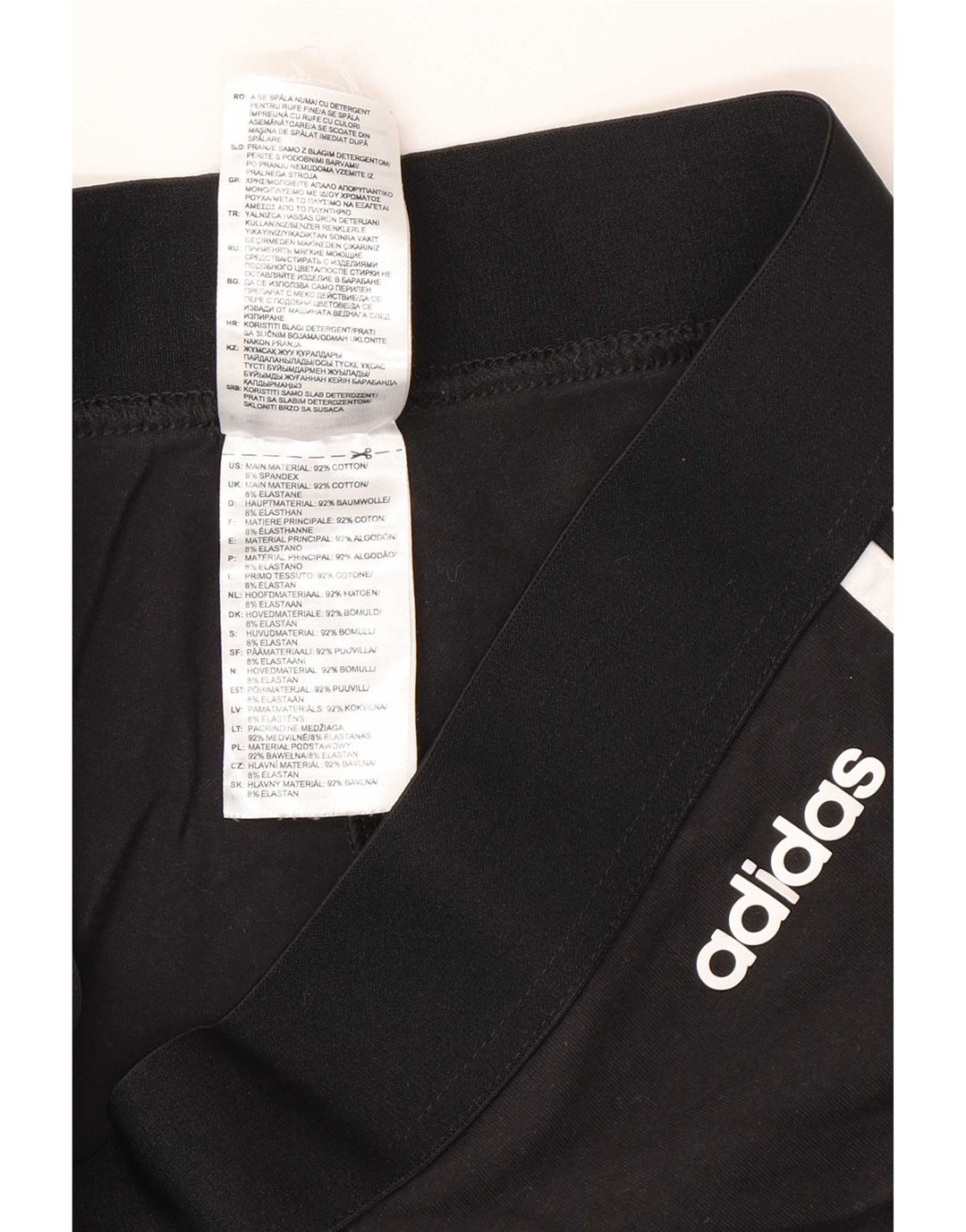 Legginsy damskie Adidas UK 12/14 Średnia czarna bawełna