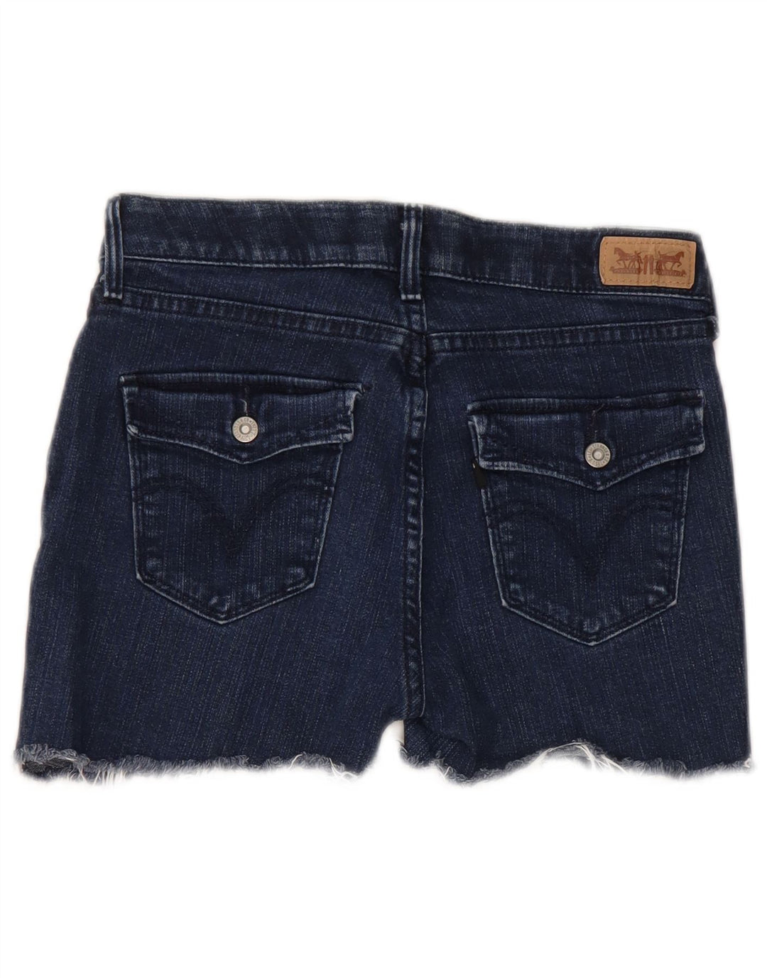 Damskie spodenki jeansowe LEVI'S 525 w trudnej sytuacji US 4 Small W26 Granatowa bawełna