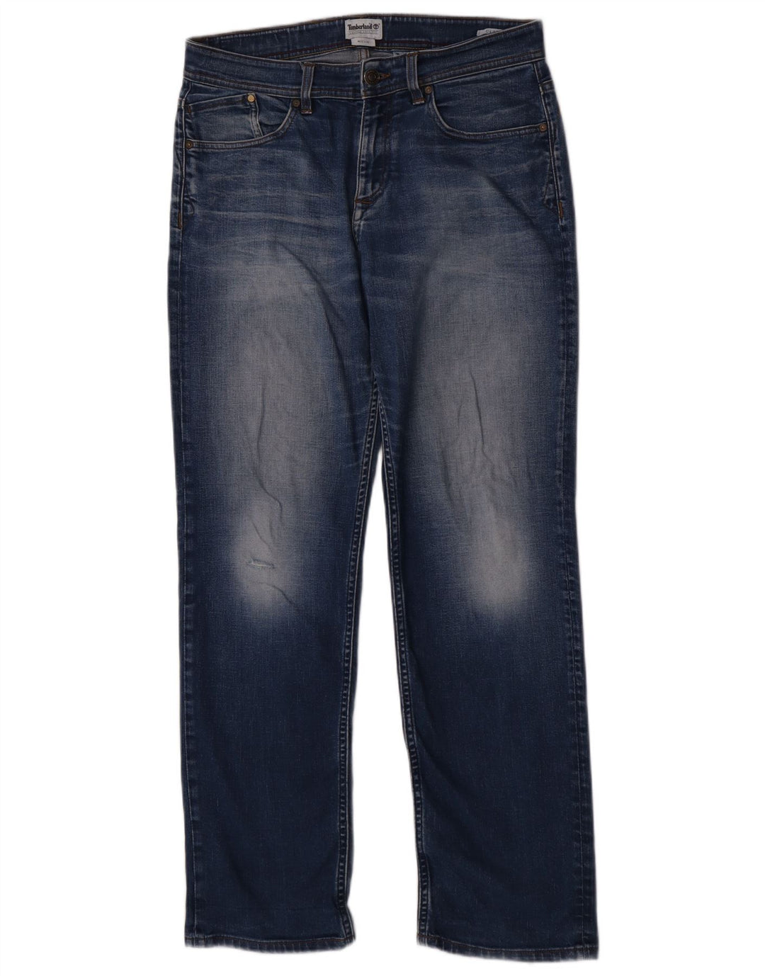 Timberland Męskie Clark Straight Jeans W32 L32 Niebieskie bawełniane
