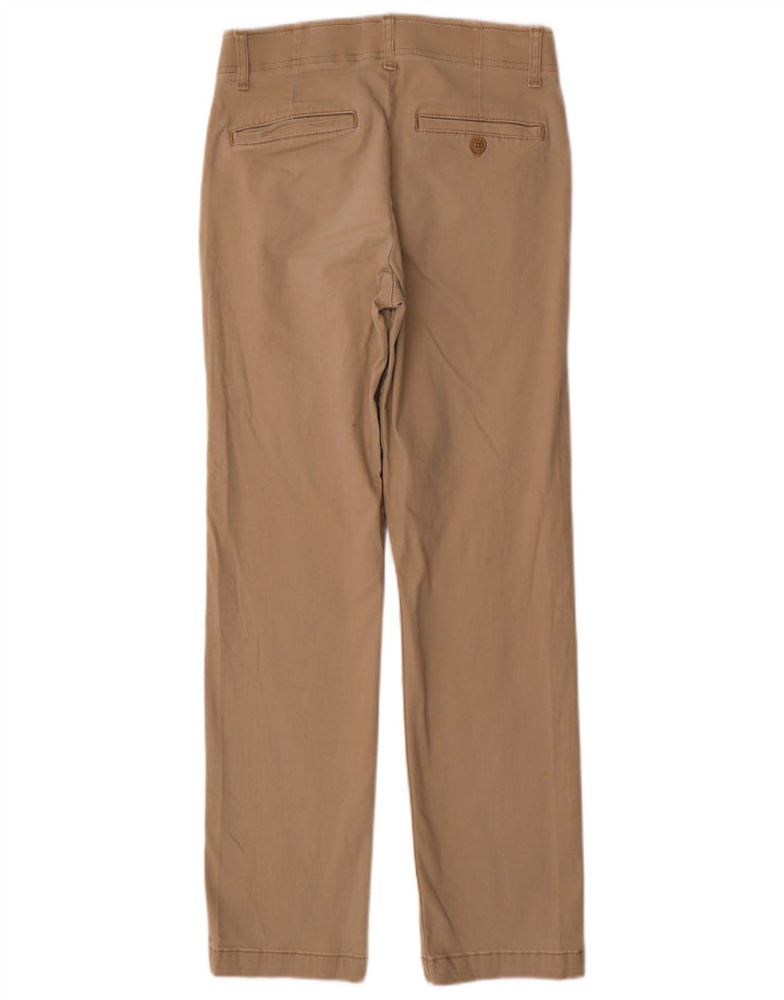 Spodnie damskie LEE Straight Slim Chino W28 L30 Beżowa bawełna