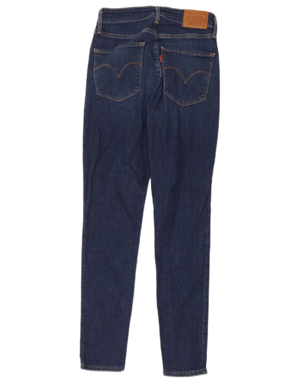 Damskie jeansy Levi's 721 z wysokim stanem W26 L28 Niebieska bawełna