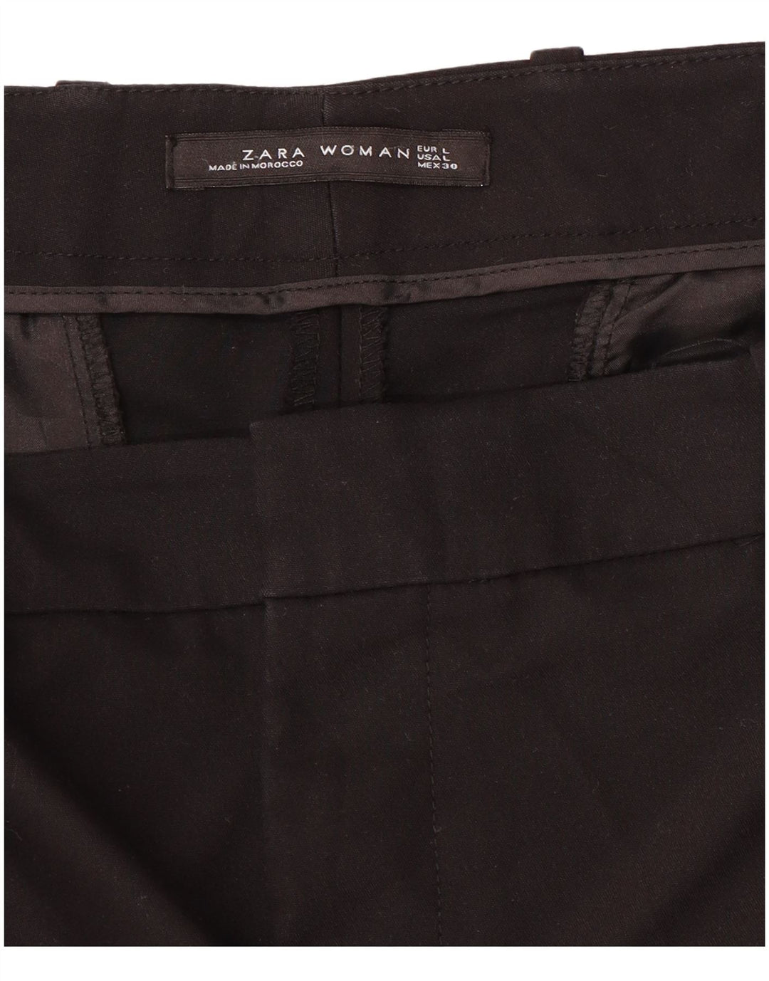 Spodnie damskie Zara Slim Chino, duże W34 L27, czarne