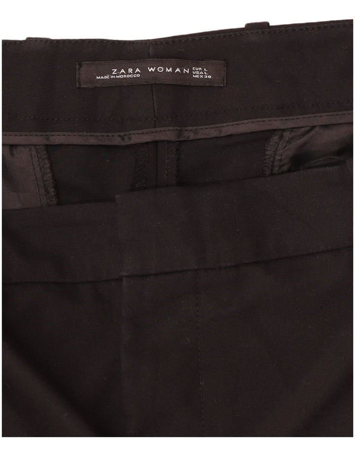 Spodnie damskie Zara Slim Chino, duże W34 L27, czarne